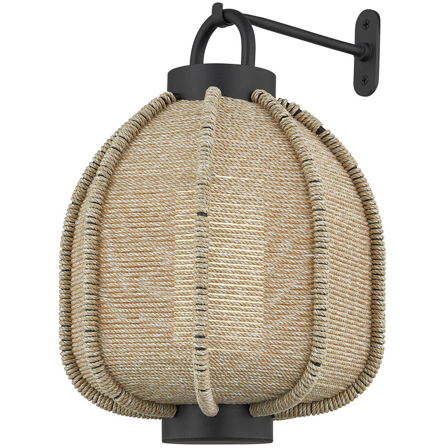 Maltby Texture Black Outdoor Wall Sconce Hook, Wall mount for use with Maltby Rechargeable Table Lamp, Small